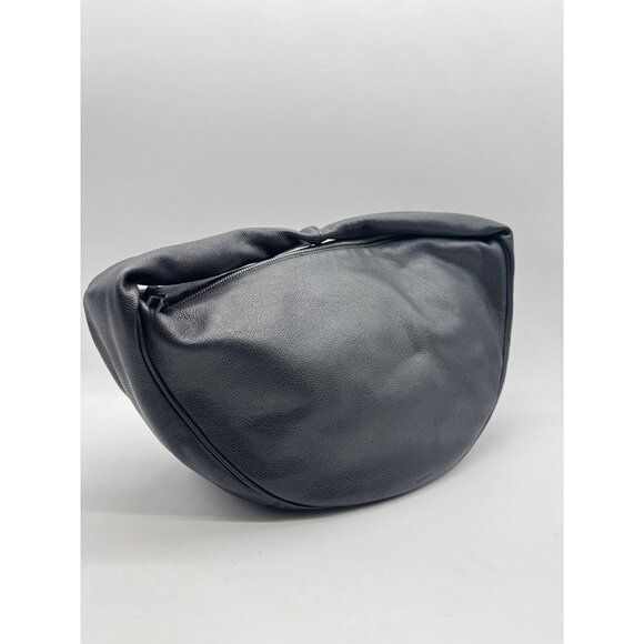 BY FAR Maxi Cush 100% cowhide leather large shoulder bag + Dust bag BLACK - Picture 4 of 11